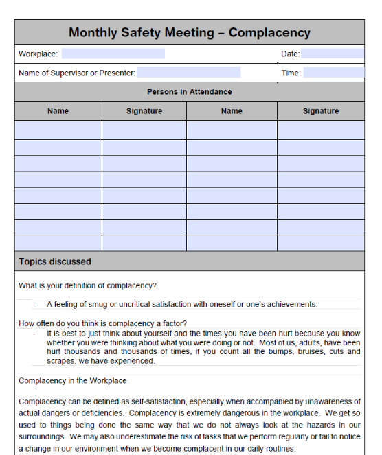 Monthly - Harrassment & Bullying