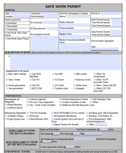 Permit - Daily Safe Work