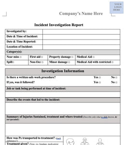 Report - Incident Investigation